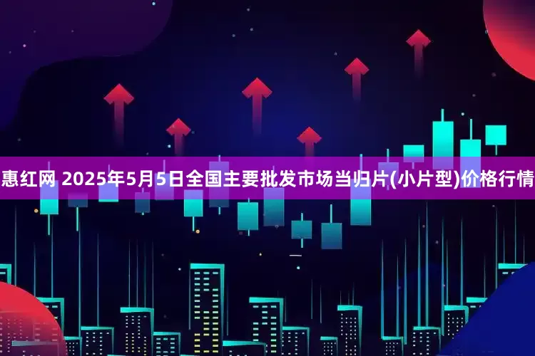 惠红网 2025年5月5日全国主要批发市场当归片(小片型)价格行情