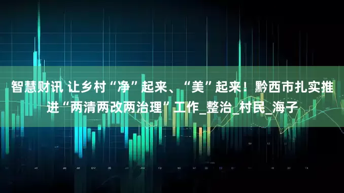 智慧财讯 让乡村“净”起来、“美”起来！黔西市扎实推进“两清两改两治理”工作_整治_村民_海子
